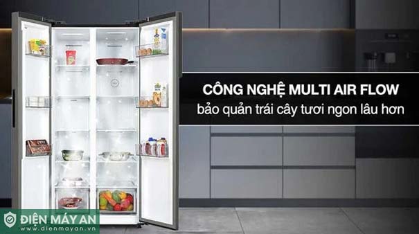 Tủ Lạnh Side By Side Toshiba Inverter 555 Lít GR-RS696WI-PMV(60)-AG - công nghệ làm lạnh